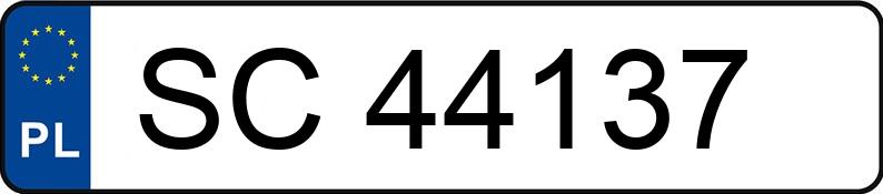 Numer rejestracyjny SC 44137 posiada VOLKSWAGEN Golf IV 1.6 MR`97 Comfortline - SC44137
