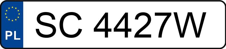 Numer rejestracyjny SC 4427W posiada KIA SPORTAGE - SC4427W Numer rejestracyjny SC 4427W posiada KIA SPORTAGE - SC4427W