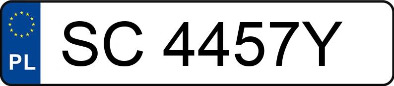 Numer rejestracyjny SC 4457Y posiada VOLKSWAGEN Golf IV 1.6 MR`97 Highline Aut. - SC4457Y