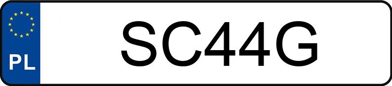 Numer rejestracyjny SC 44G posiada FORD MONDEO - SC44G