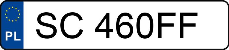 Numer rejestracyjny SC 460FF posiada MERCEDES-BENZ CLA 200 - SC460FF