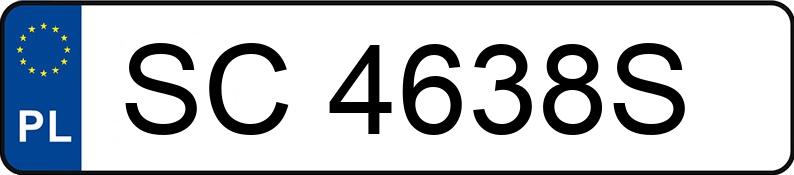 Numer rejestracyjny SC 4638S posiada SEAT Cordoba 1.9 SDI MR`00 6K Stella - SC4638S