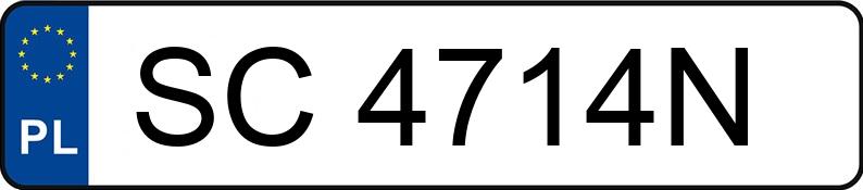 Numer rejestracyjny SC 4714N posiada MERCEDES-BENZ CLK 200 - SC4714N