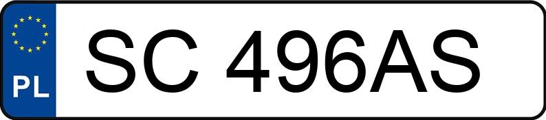 Numer rejestracyjny SC 496AS posiada MERCEDES-BENZ CLA 220 MR`16 E6 117 4Matic - SC496AS