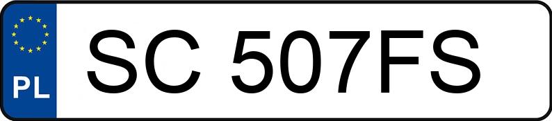 Numer rejestracyjny SC 507FS posiada BMW 118I - SC507FS