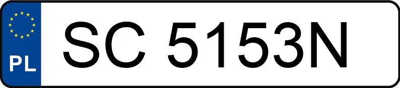 Numer rejestracyjny SC 5153N posiada TOYOTA RAV 4 2.0 MR`13 E5 Premium 4x4 - SC5153N