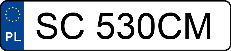 Numer rejestracyjny SC 530CM posiada MERCEDES-BENZ A 140 - SC530CM