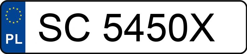 Numer rejestracyjny SC 5450X posiada BMW X5 Diesel MR`18 E6 G05 xDrive25d Step - SC5450X Numer rejestracyjny SC 5450X posiada BMW X5 Diesel MR`18 E6 G05 xDrive25d Step - SC5450X