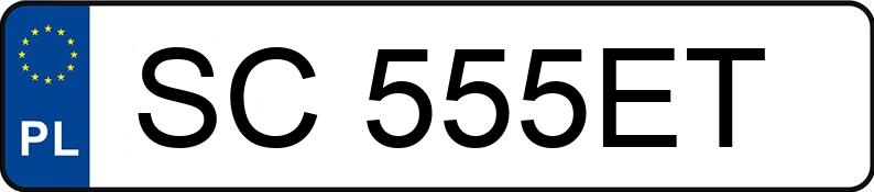 The registration number SC 555ET has AUDI A4 Quattro 45 TFSI MR`19 E6d B9 S tronic - SC555ET