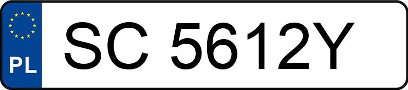Numer rejestracyjny SC 5612Y posiada HONDA CIVIC - SC5612Y
