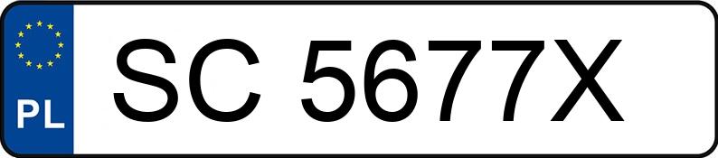 Numer rejestracyjny SC 5677X posiada BMW X3 XDRIVE20D - SC5677X Numer rejestracyjny SC 5677X posiada BMW X3 XDRIVE20D - SC5677X