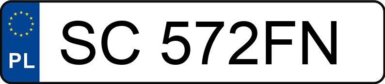 Numer rejestracyjny SC 572FN posiada KIA SPORTAGE - SC572FN Numer rejestracyjny SC 572FN posiada KIA SPORTAGE - SC572FN