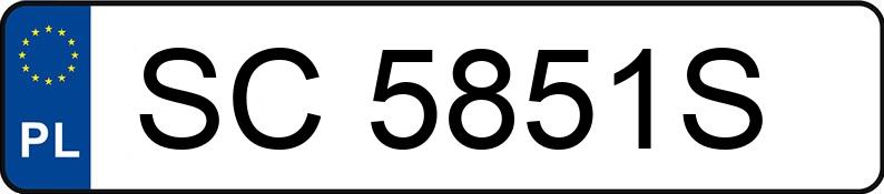 Numer rejestracyjny SC 5851S posiada LEXUS IS 200 MR`99 Elegance Aut. - SC5851S