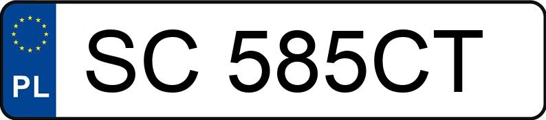 Numer rejestracyjny SC 585CT posiada MERCEDES-BENZ GLA 220 4MATIC - SC585CT