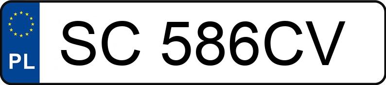 Numer rejestracyjny SC 586CV posiada BMW 518D - SC586CV Numer rejestracyjny SC 586CV posiada BMW 518D - SC586CV