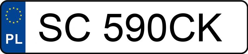 Numer rejestracyjny SC 590CK posiada RENAULT LAGUNA - SC590CK