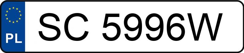 Numer rejestracyjny SC 5996W posiada RENAULT Kadjar 1.3 Tce FAP MR`19 E6 Intens 140 - SC5996W Numer rejestracyjny SC 5996W posiada RENAULT Kadjar 1.3 Tce FAP MR`19 E6 Intens 140 - SC5996W
