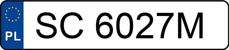 Numer rejestracyjny SC 6027M posiada PEUGEOT 206 - SC6027M Numer rejestracyjny SC 6027M posiada PEUGEOT 206 - SC6027M