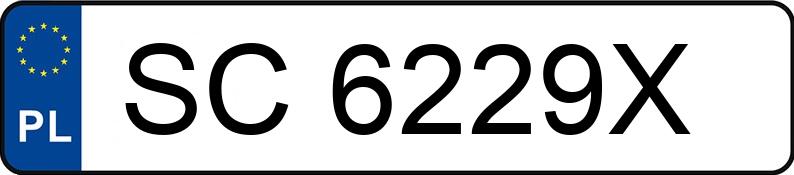 Numer rejestracyjny SC 6229X posiada PEUGEOT 508 - SC6229X