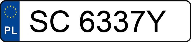 Numer rejestracyjny SC 6337Y posiada AUDI A4 AVANT - SC6337Y