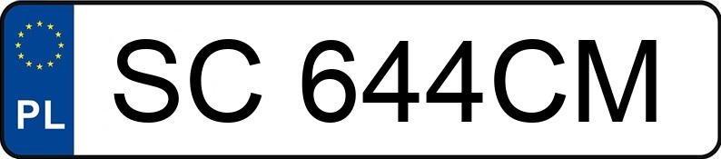 Numer rejestracyjny SC 644CM posiada FORD S-MAX - SC644CM