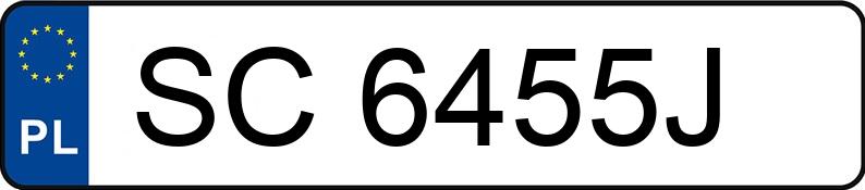 Numer rejestracyjny SC 6455J posiada BMW 316i Compact Kat. E36 316i Compact Kat. E36 - SC6455J