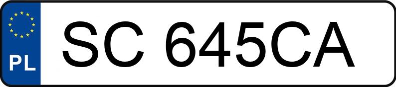 Numer rejestracyjny SC 645CA posiada ALFA ROMEO GIULIA - SC645CA