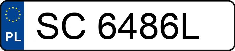 Numer rejestracyjny SC 6486L posiada VOLKSWAGEN CRAFTER - SC6486L