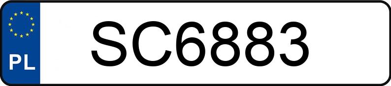 Numer rejestracyjny SC 6883 posiada JONWAY LY - SC6883 Numer rejestracyjny SC 6883 posiada JONWAY LY - SC6883