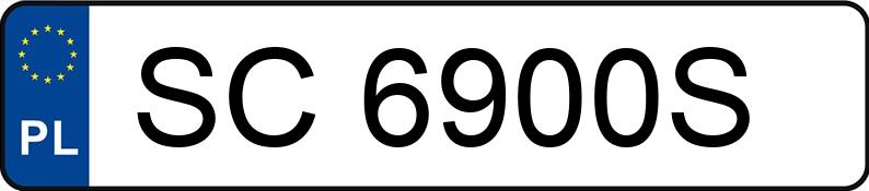 Numer rejestracyjny SC 6900S posiada TOYOTA RAV 4 2.0 MR`09 E5 Premium 4x4 - SC6900S