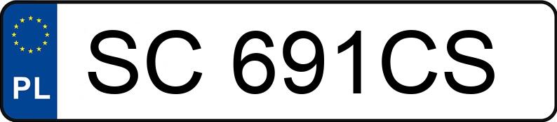 Numer rejestracyjny SC 691CS posiada FORD S-MAX - SC691CS