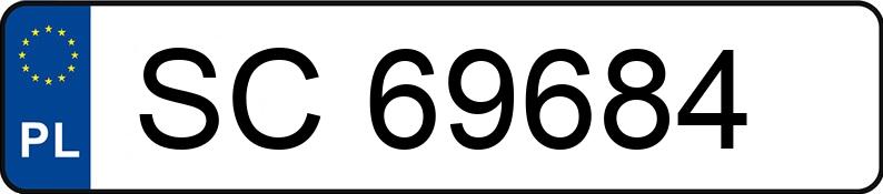 Numer rejestracyjny SC 69684 posiada VOLVO 460 - SC69684