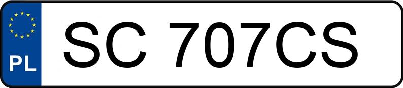 The registration number SC 707CS has MERCEDES-BENZ GLA 200 MR`23 E6d H247 - SC707CS