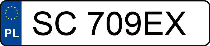 Numer rejestracyjny SC 709EX posiada FORD Fiesta 1.2 MR`13 E5 Silver X Plus 2 - SC709EX Numer rejestracyjny SC 709EX posiada FORD Fiesta 1.2 MR`13 E5 Silver X Plus 2 - SC709EX