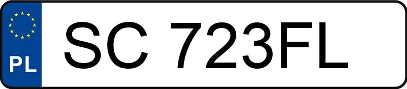 Numer rejestracyjny SC 723FL posiada TOYOTA Avensis Liftback MR`03 E4 Sol Aut. - SC723FL