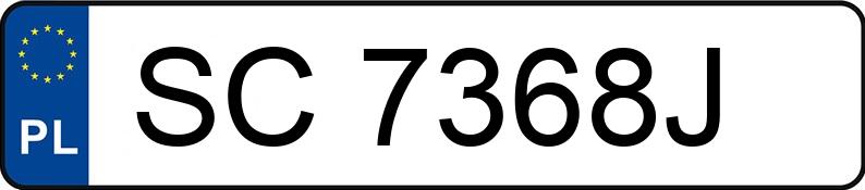 Numer rejestracyjny SC 7368J posiada VOLKSWAGEN/TRAMP CRAFTER - SC7368J