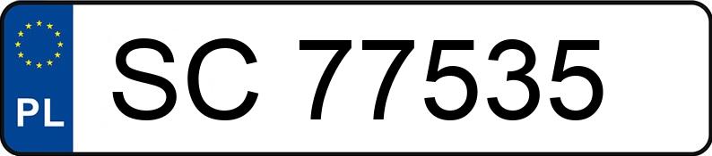 Numer rejestracyjny SC 77535 posiada MERCEDES-BENZ E 220 CDI - SC77535