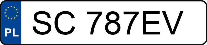 Numer rejestracyjny SC 787EV posiada BMW 120i MR`24 E6d/e F70 Steptronic - SC787EV