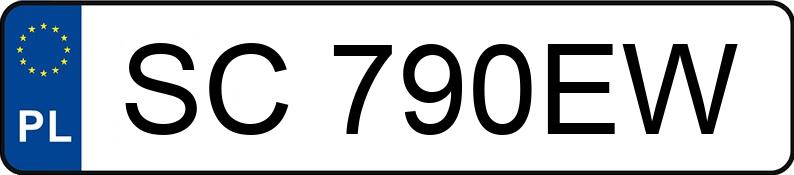 Numer rejestracyjny SC 790EW posiada BMW X5 MR`99 E3 E53 4.8 - SC790EW