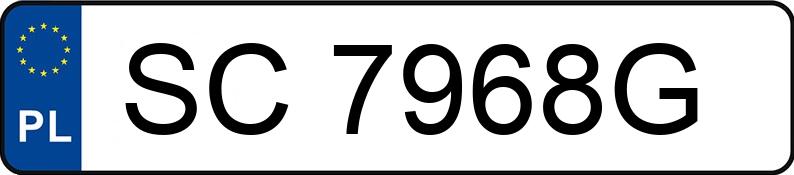 Numer rejestracyjny SC 7968G posiada OPEL VECTRA 1.9 CDTI - SC7968G