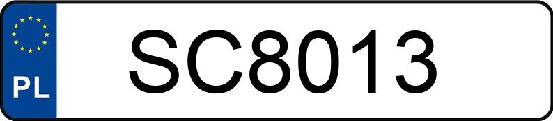 Numer rejestracyjny SC 8013 posiada HONDA Sportowe od 600 ccm VFR 750 R - SC8013