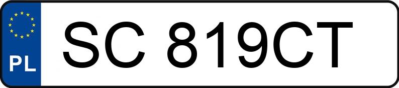 Numer rejestracyjny SC 819CT posiada CITROEN C4 Picasso 2.0 BlueHDi FAP MR`14 E5 Exclusive - SC819CT