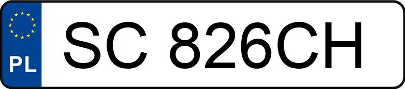 Numer rejestracyjny SC 826CH posiada FORD FOCUS C-MAX - SC826CH