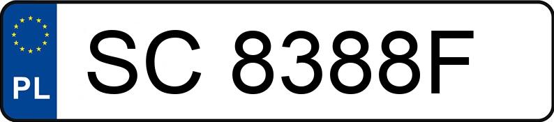 Il numero di registrazione SC 8388F ha RENAULT Clio dCi MR`02 E3/4 1.5t Societe Free - SC8388F