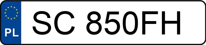 Numer rejestracyjny SC 850FH posiada CITROEN C5 Aircross HDI MR`18 E6.2 Live Aut. - SC850FH
