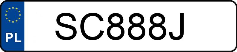 Numer rejestracyjny SC 888J posiada CAN-AM BOMBARDIER Maveric Max 1000 - SC888J