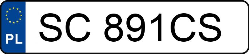 Numer rejestracyjny SC 891CS posiada ISUZU --- - SC891CS Numer rejestracyjny SC 891CS posiada ISUZU --- - SC891CS
