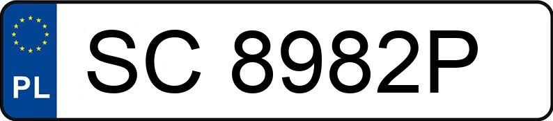 Numer rejestracyjny SC 8982P posiada BMW 325 CI - SC8982P