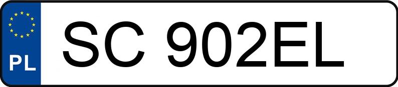 Numer rejestracyjny SC 902EL posiada TOYOTA TOYOTA C-HR - SC902EL
