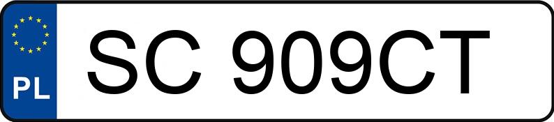 Numer rejestracyjny SC 909CT posiada BMW 520D XDRIVE G5L - SC909CT